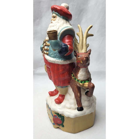 Ole Saint Nick Christmas Musical statue 10” Plays "Here comes Santa Claus" - Picture 7 of 9